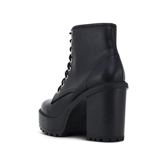 Marco Republic Vancouver Platform Combat Booties Black Size 10 - Picture 3 of 10